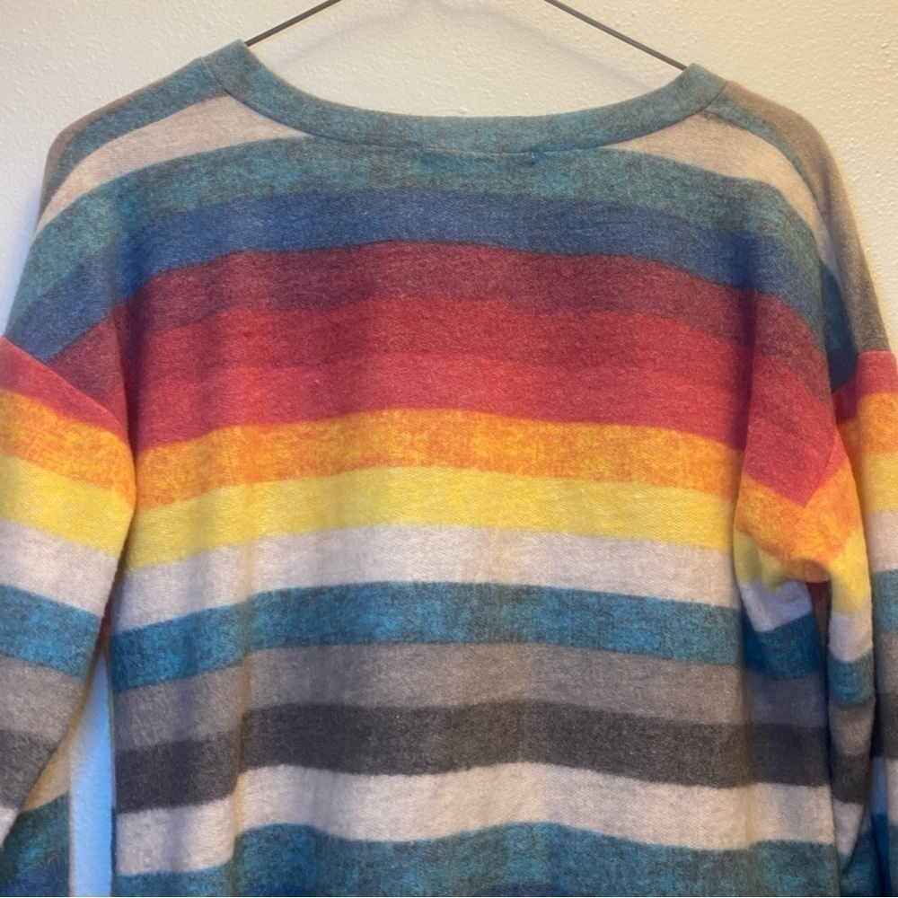 Filly Flair Women’s Multicolored Striped Blouse Size Small - Picture 7 of 8